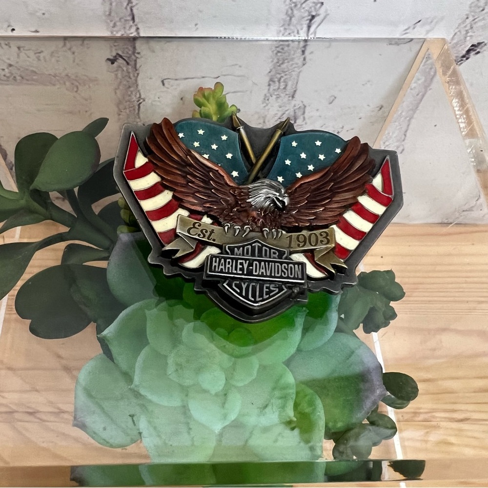Vintage Harley Davidson Belt Buckle
